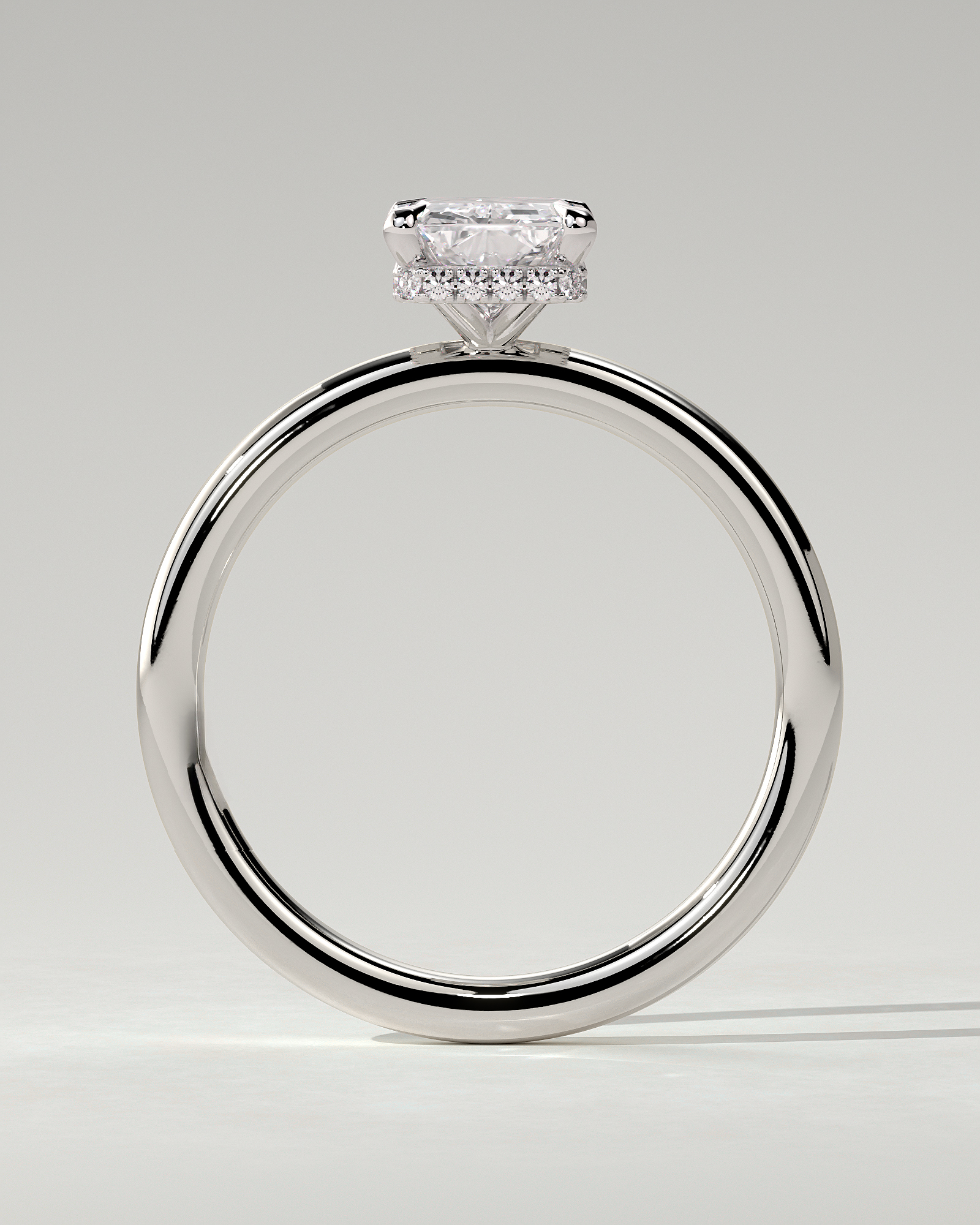 Liberty Solitaire Radiant Ring