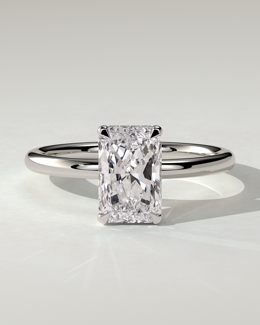 Liberty Solitaire Radiant Ring