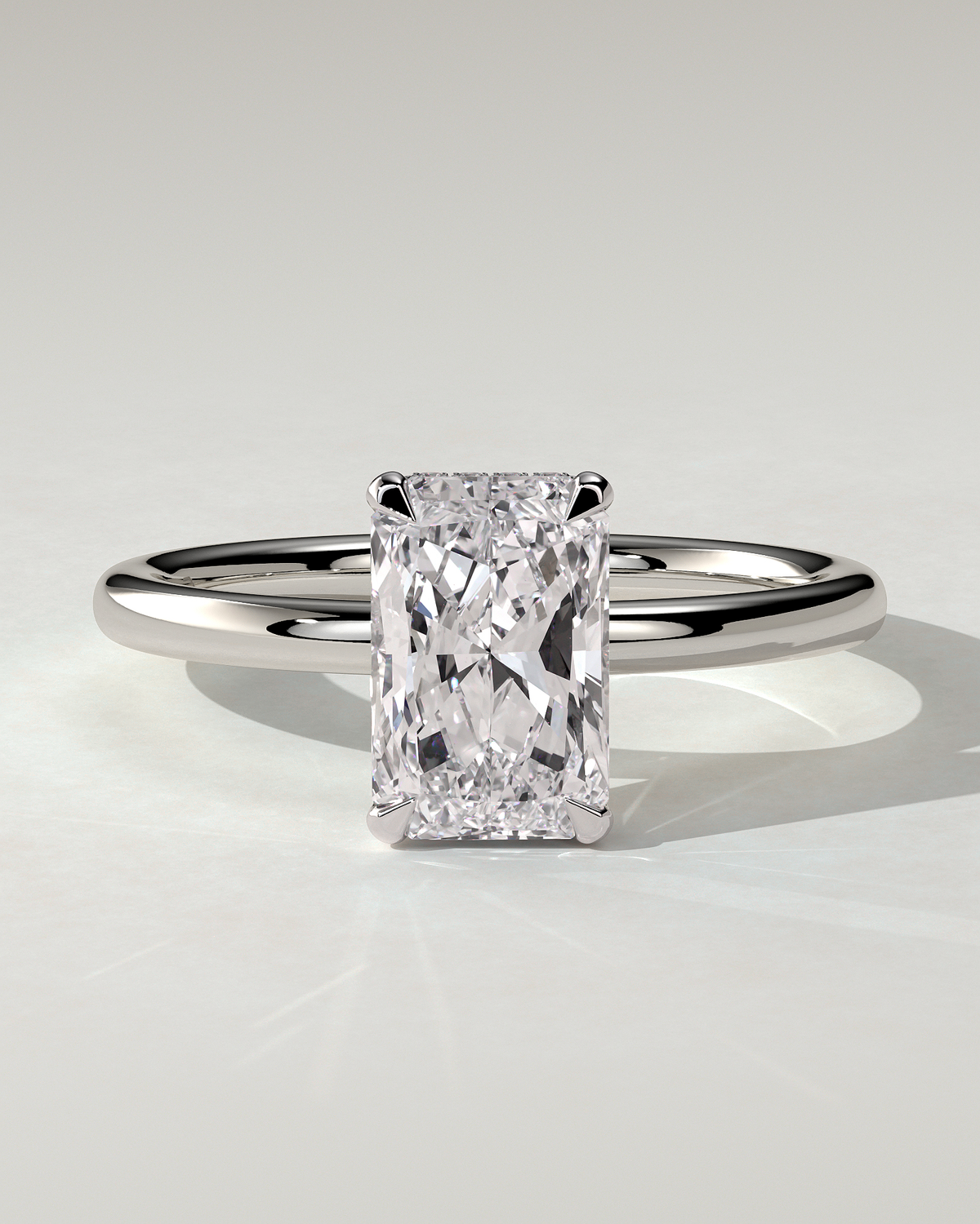 Liberty Solitaire Radiant Ring