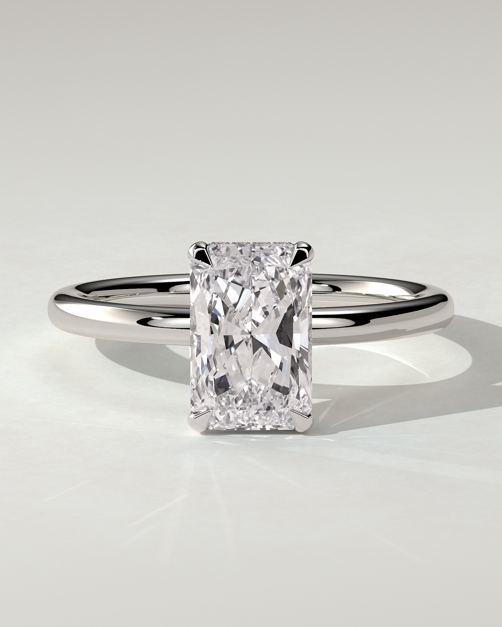 Liberty Solitaire Radiant Ring