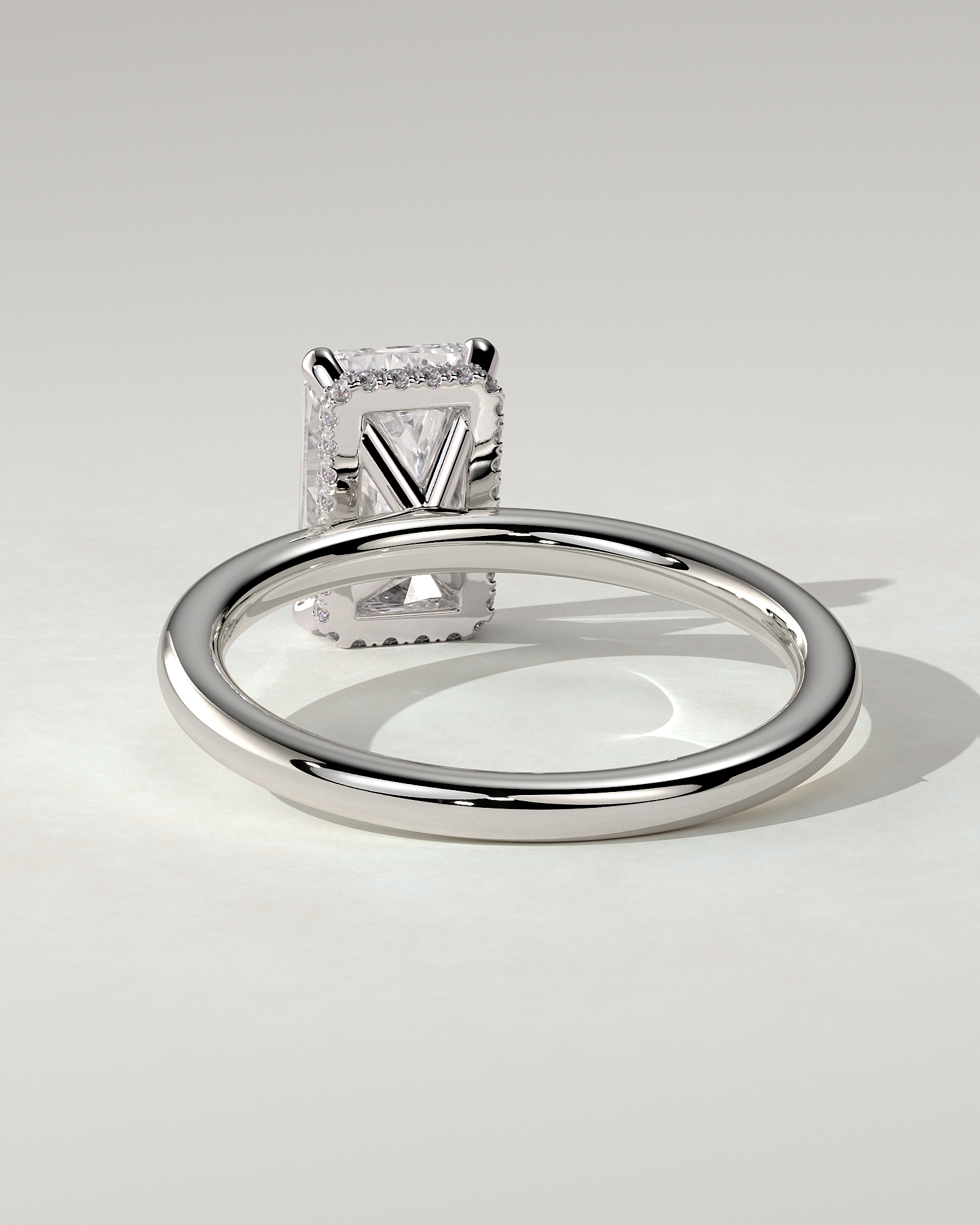 Liberty Solitaire Radiant Ring