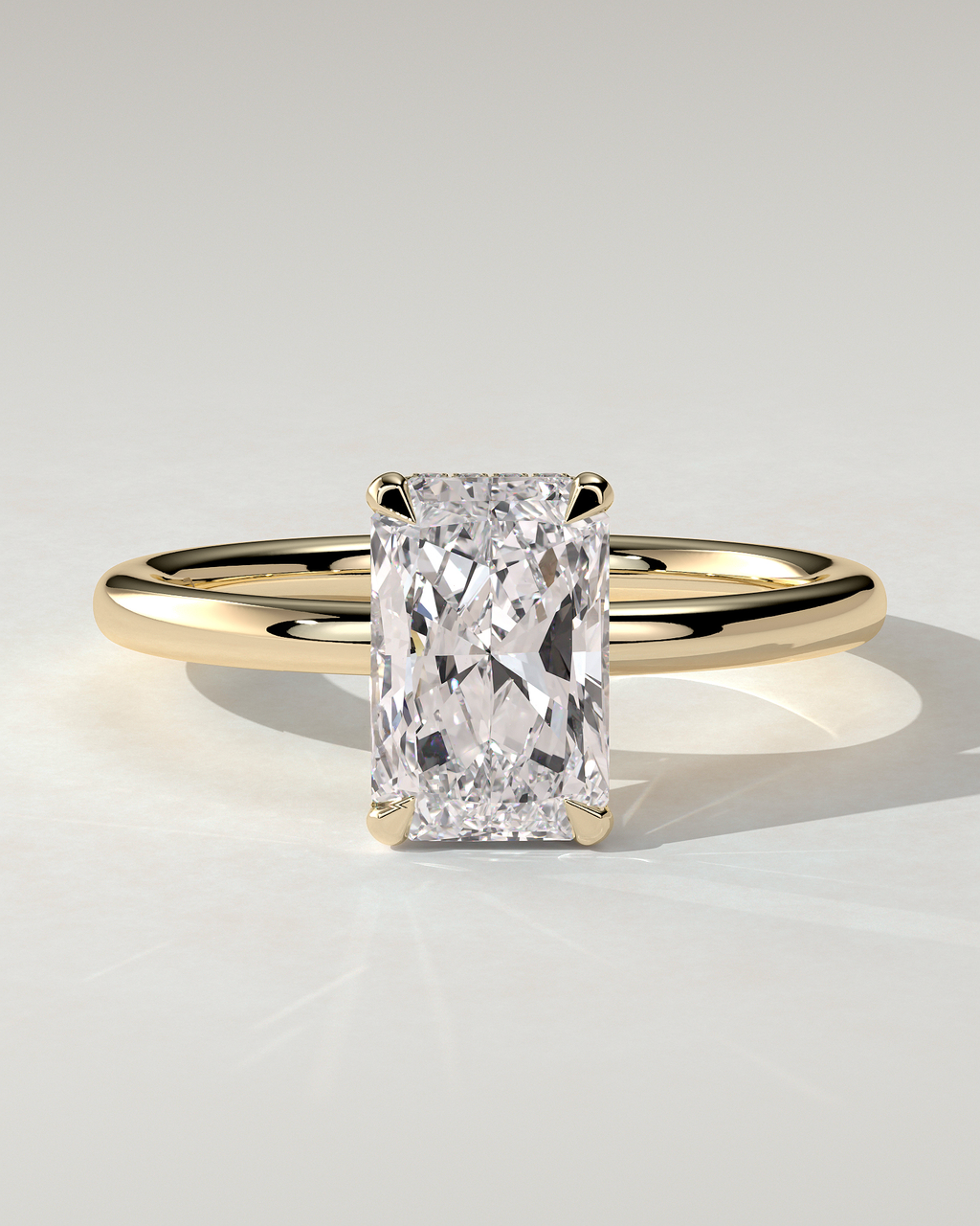 Liberty Solitaire Radiant Ring