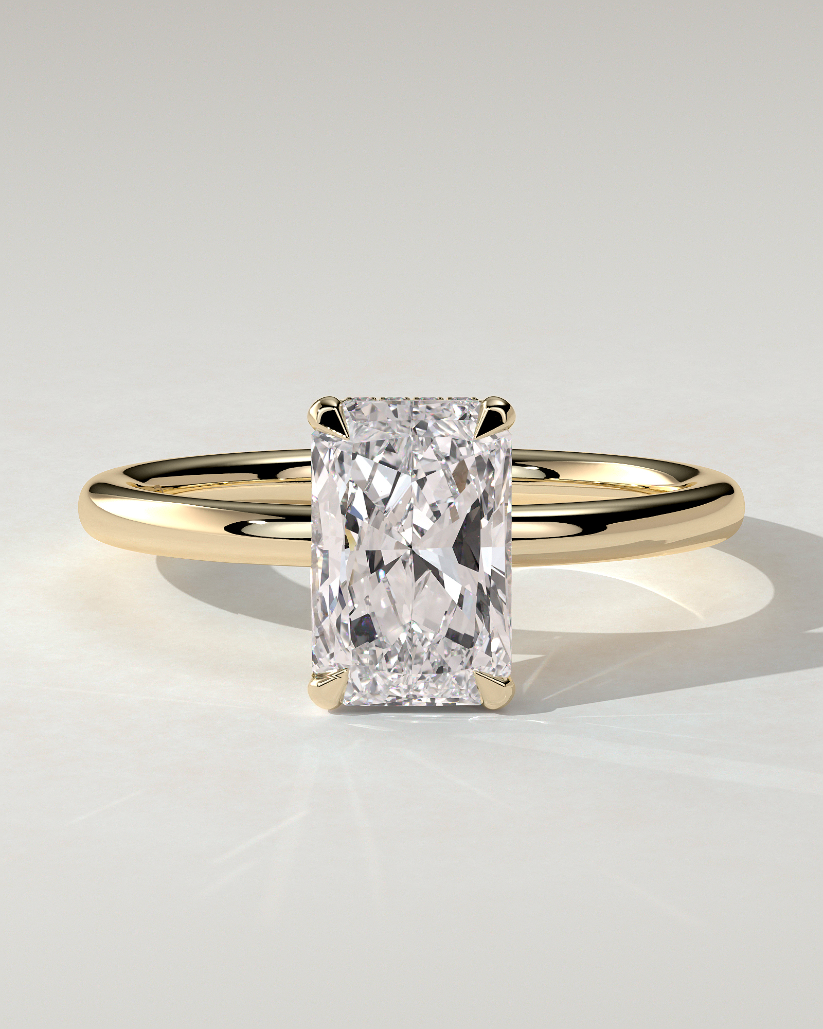 Liberty Solitaire Radiant Ring