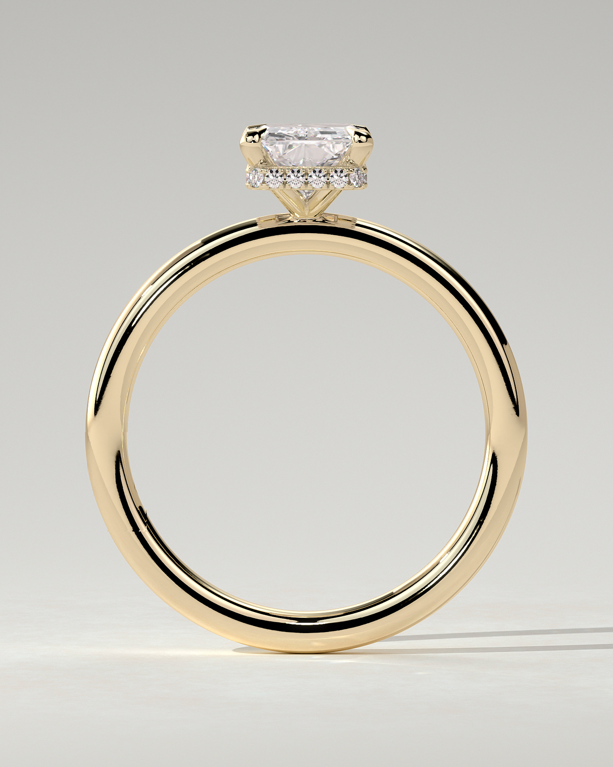 Liberty Solitaire Radiant Ring