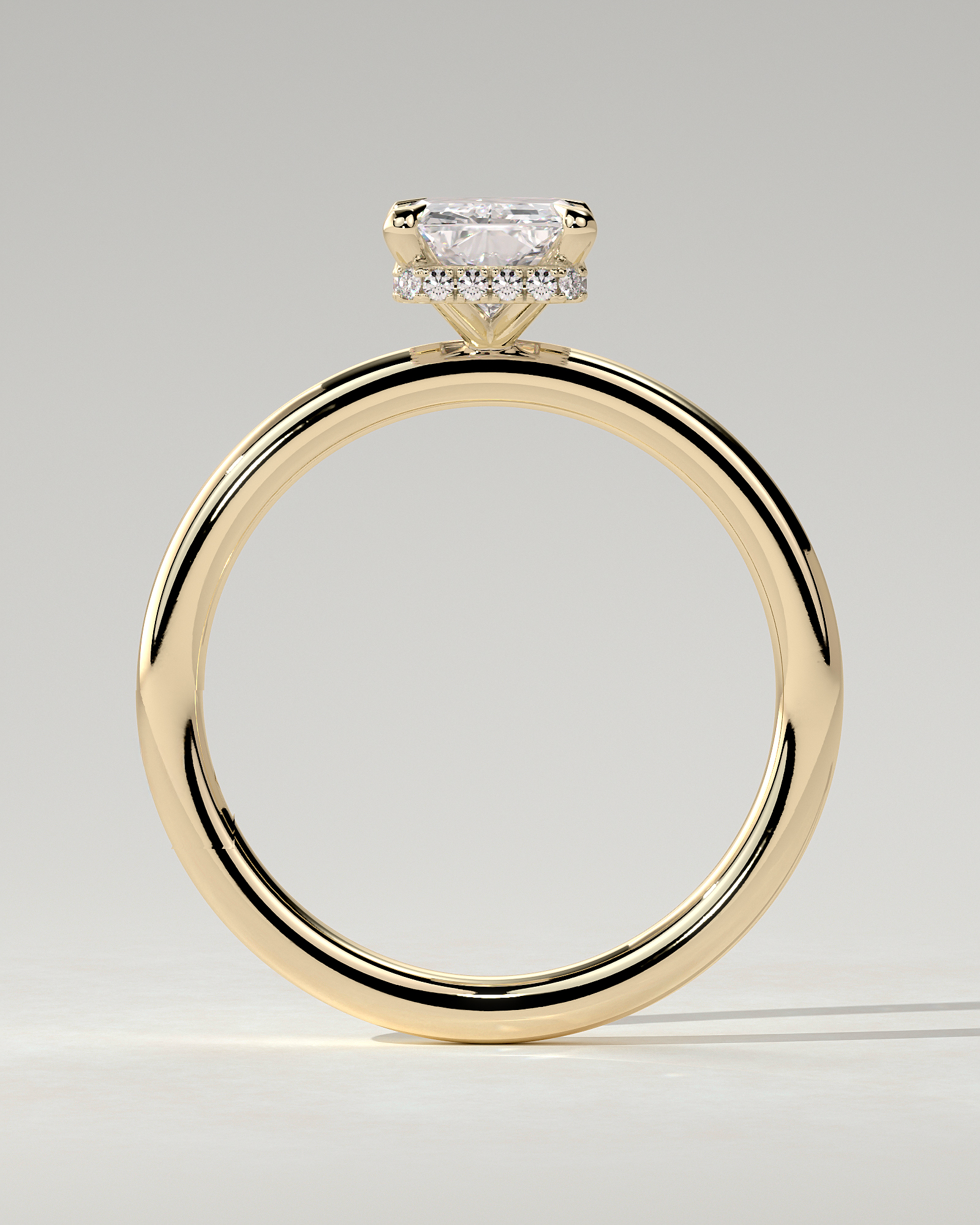 Liberty Solitaire Radiant Ring