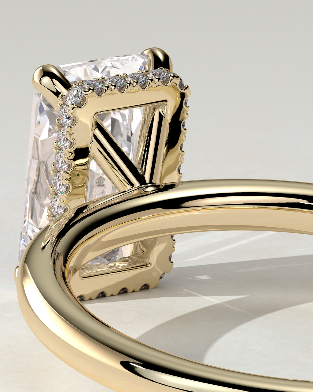 Liberty Solitaire Radiant Ring