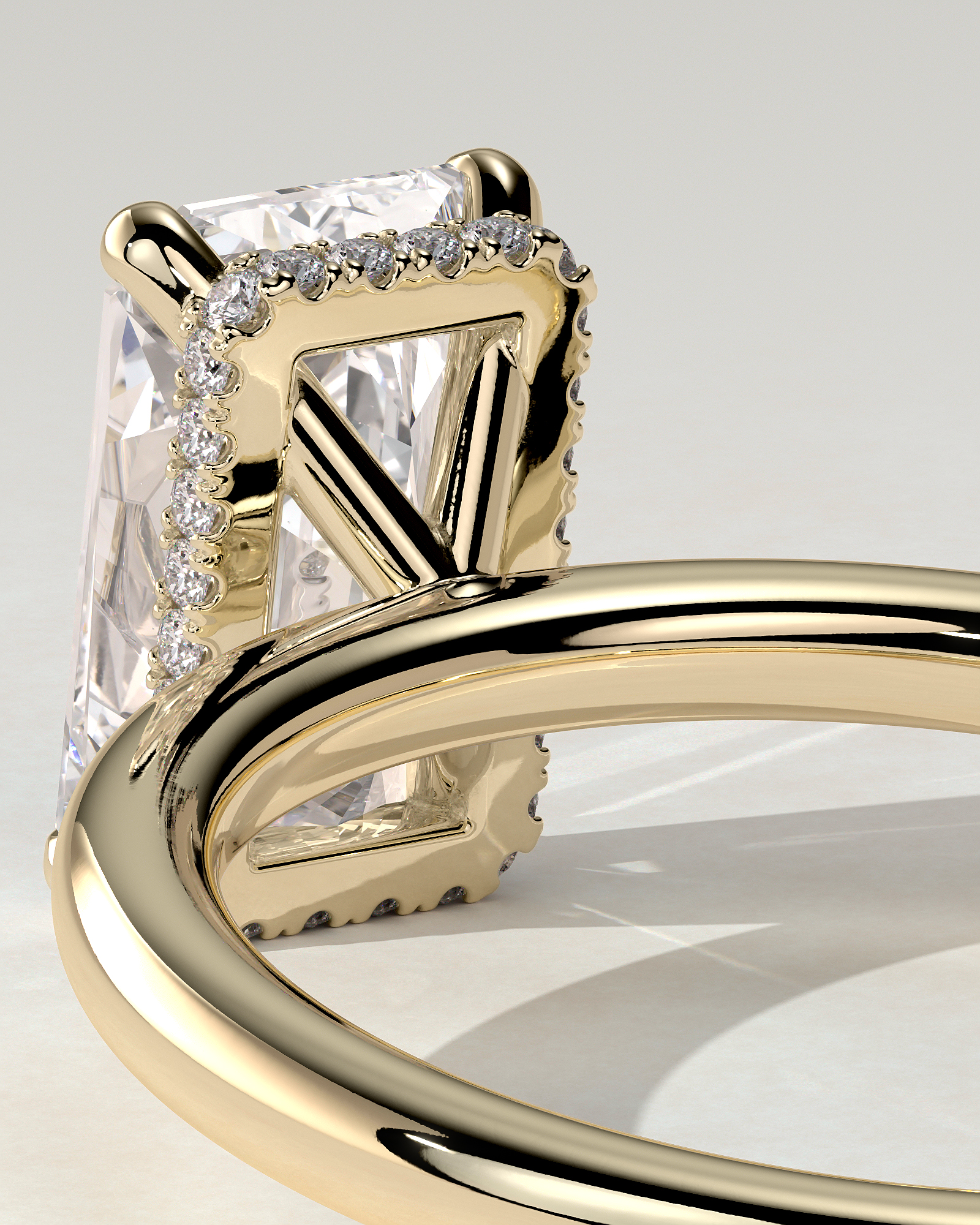 Liberty Solitaire Radiant Ring