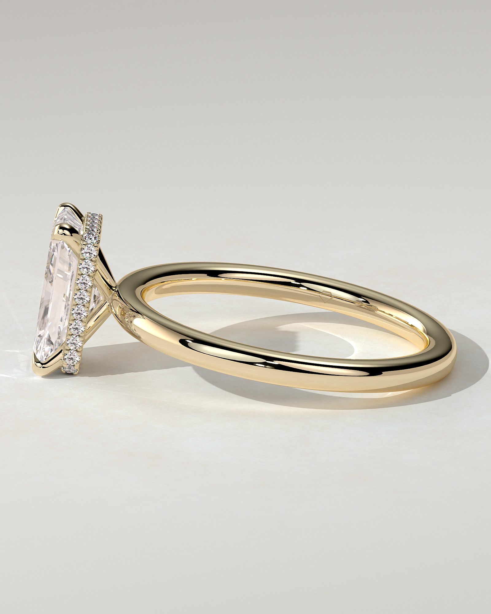 Liberty Solitaire Radiant Ring