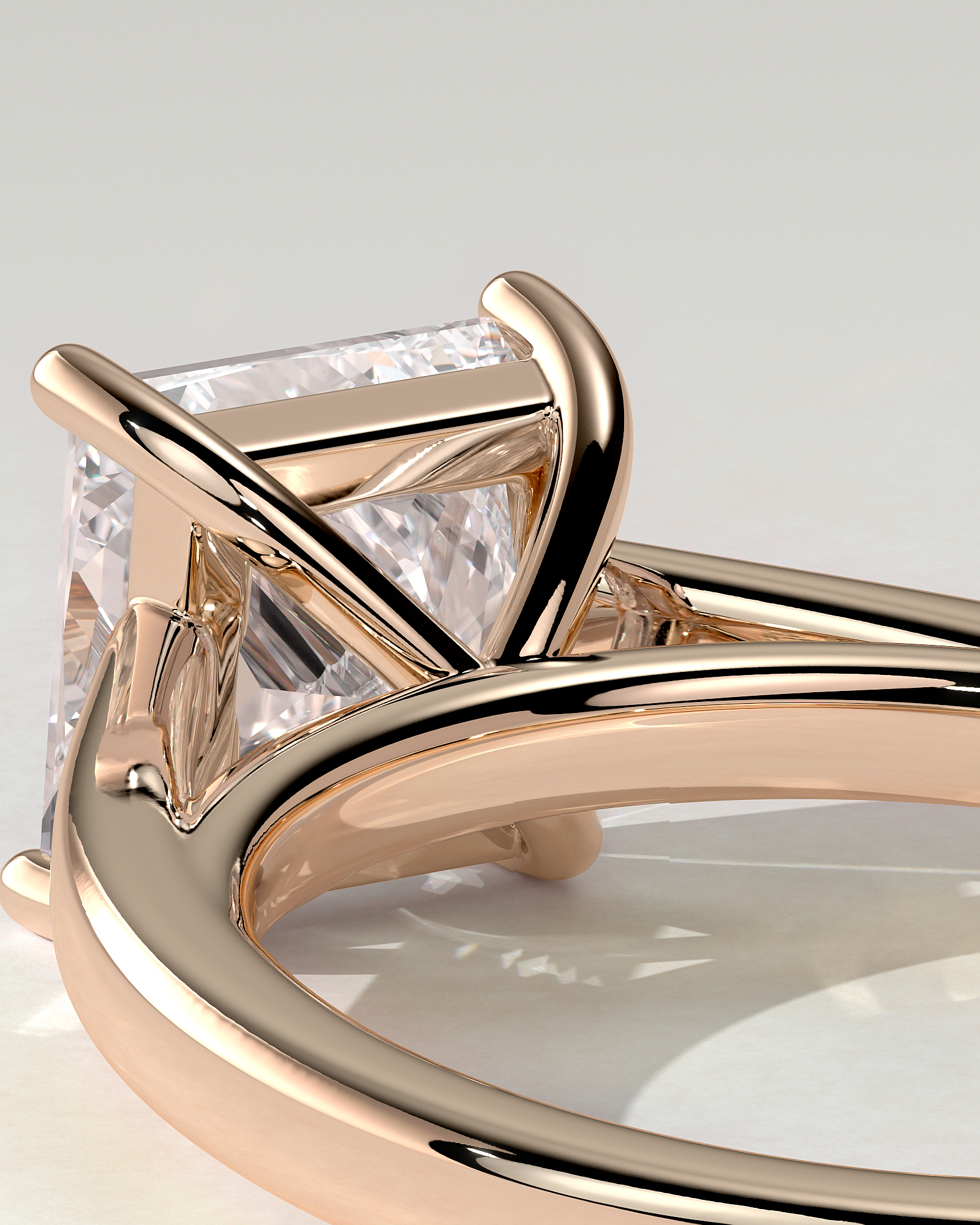 Lilith Solitaire Princess Ring