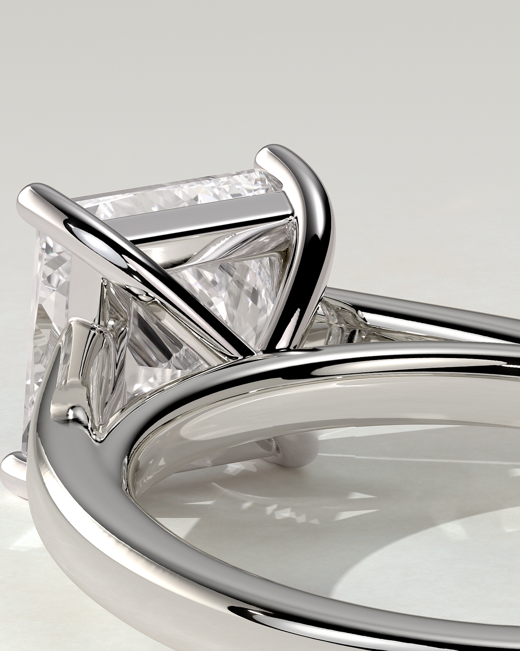 Lilith Solitaire Princess Ring