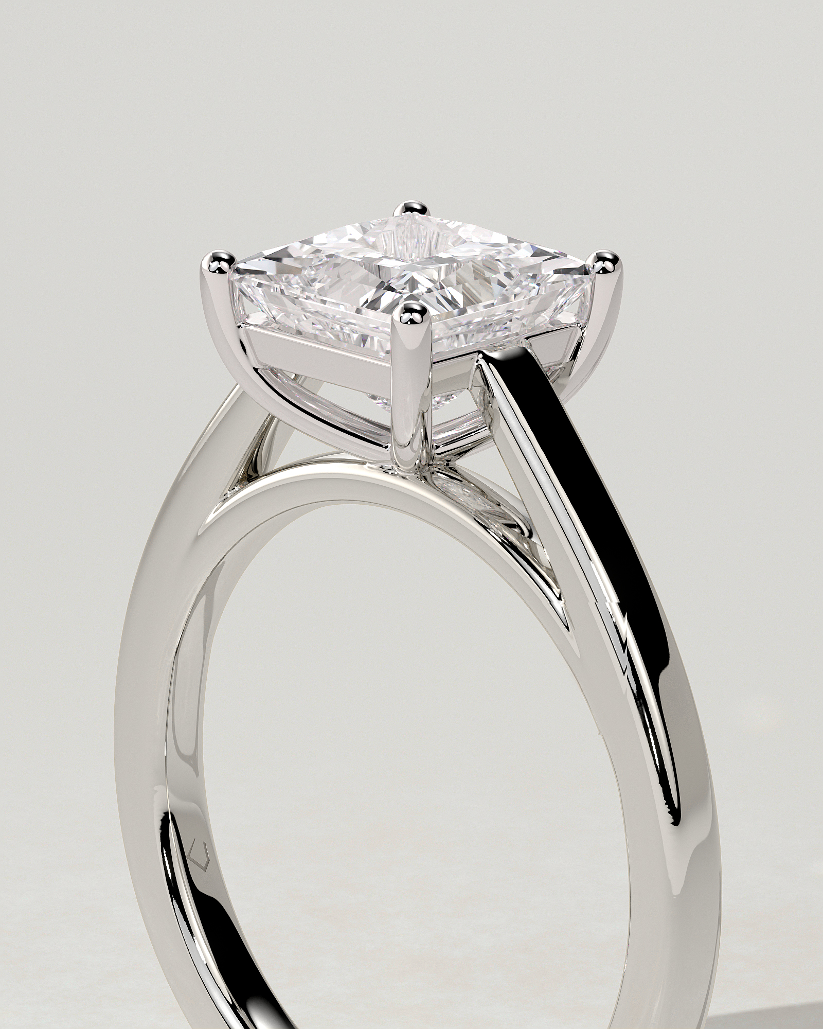 Lilith Solitaire Princess Ring