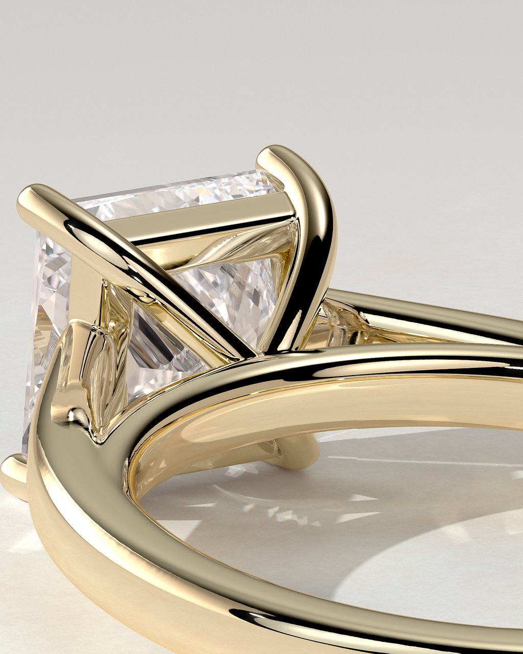 Lilith Solitaire Princess Ring