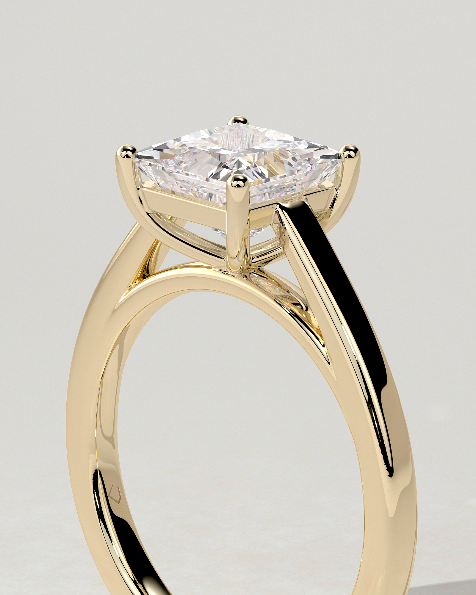 Lilith Solitaire Princess Ring