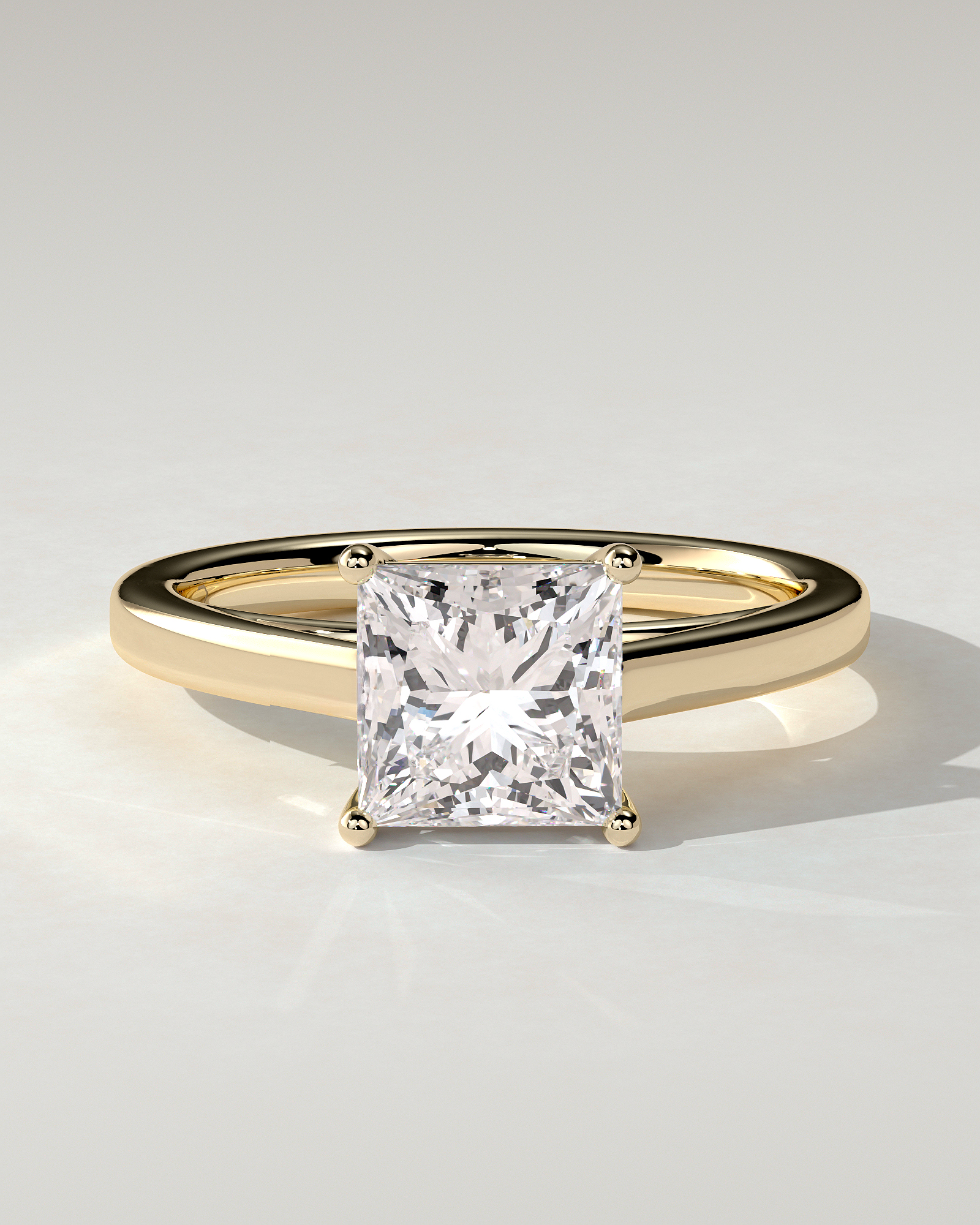 Lilith Solitaire Princess Ring