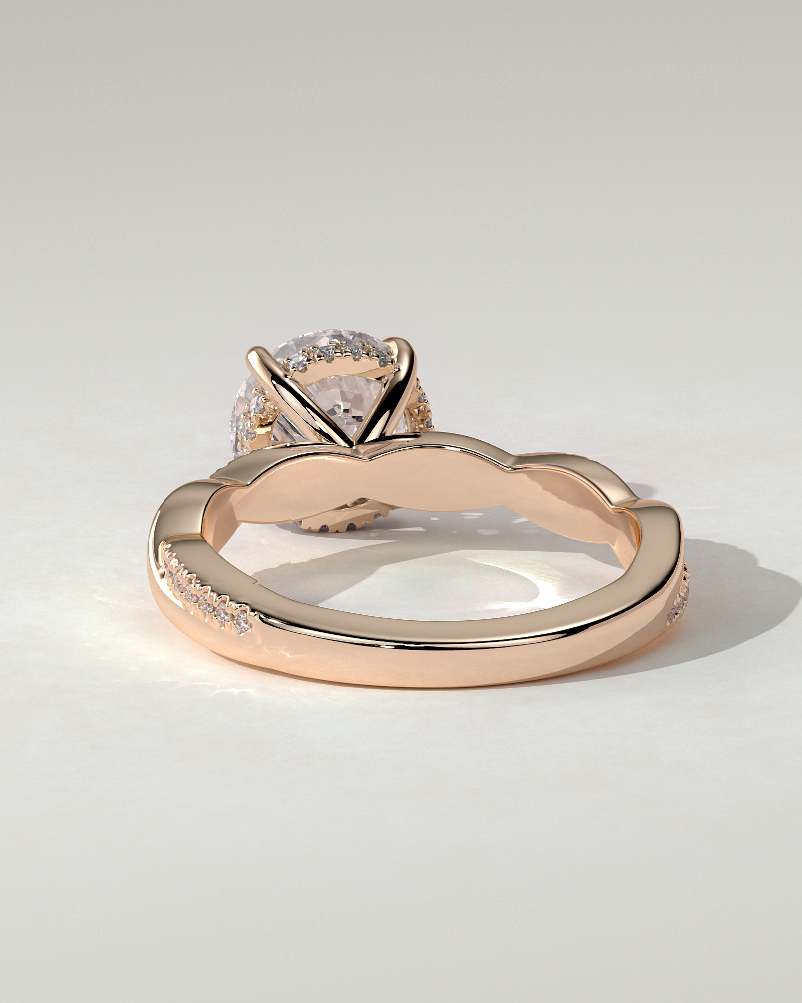 Lorelai Solitaire Round Ring
