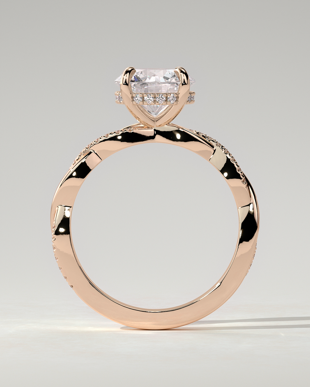 Lorelai Solitaire Round Ring