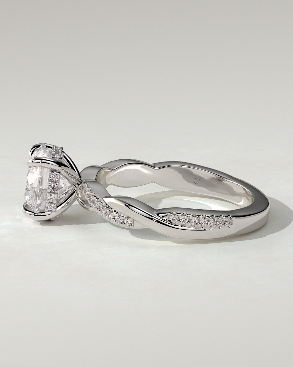 Lorelai Solitaire Round Ring