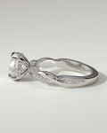 Lorelai Solitaire Round Ring
