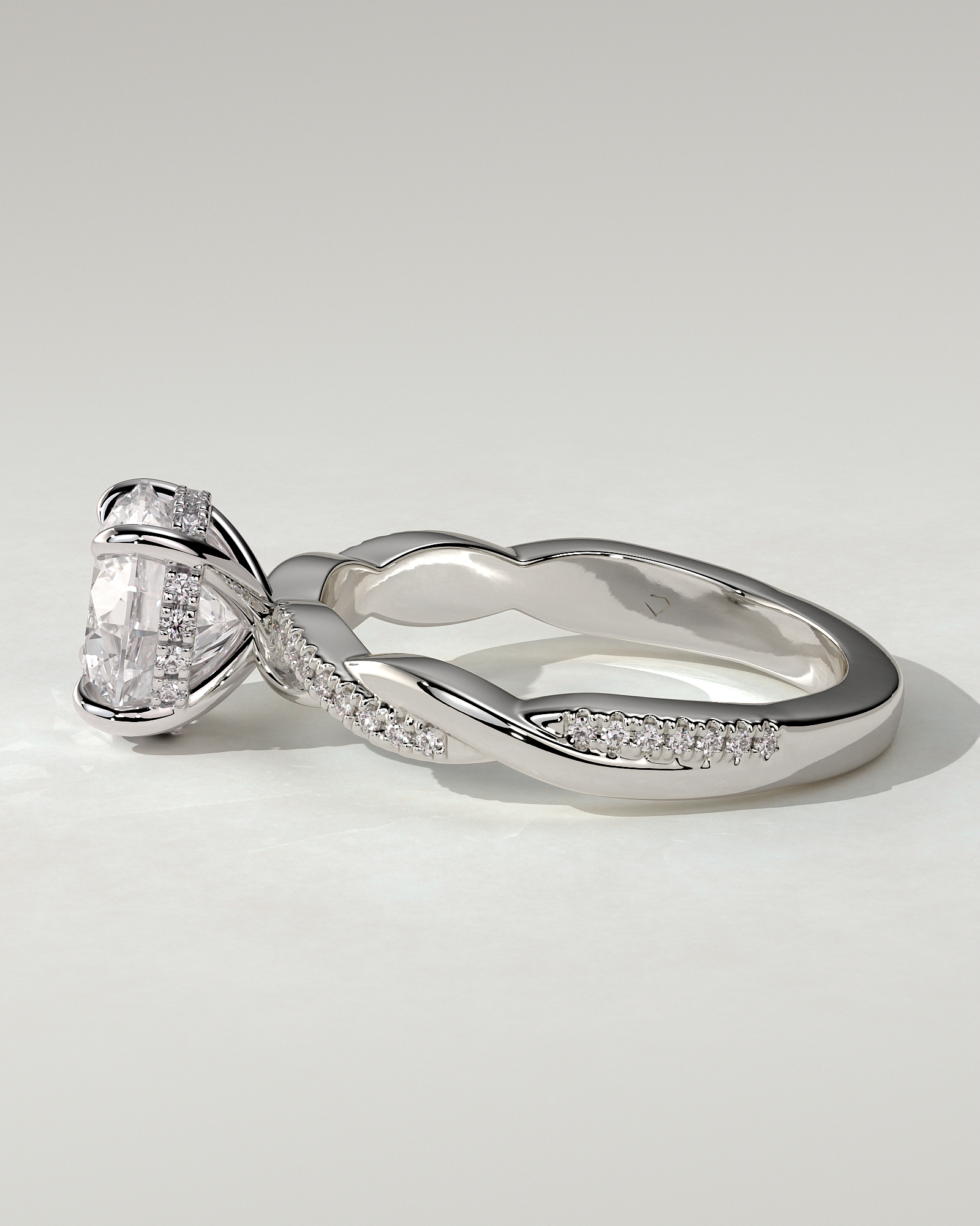 Lorelai Solitaire Round Ring