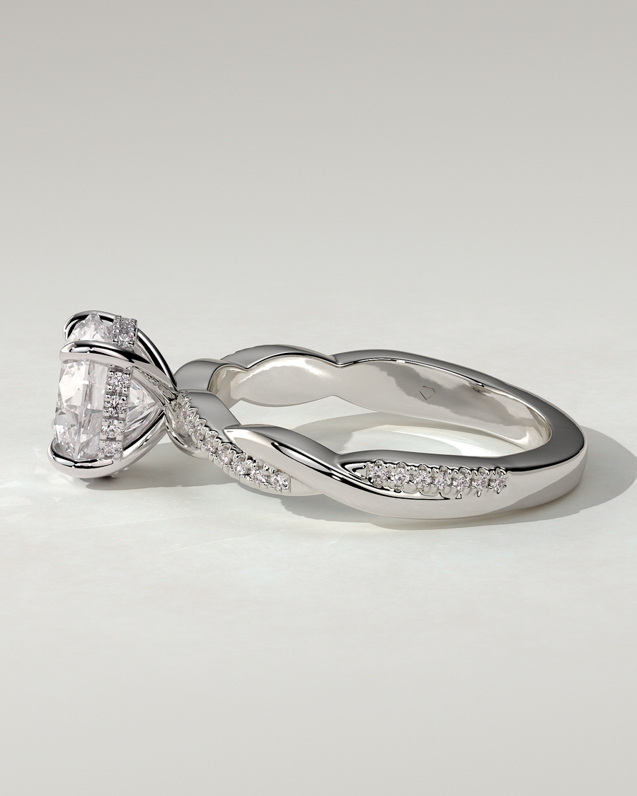 Lorelai Solitaire Round Ring