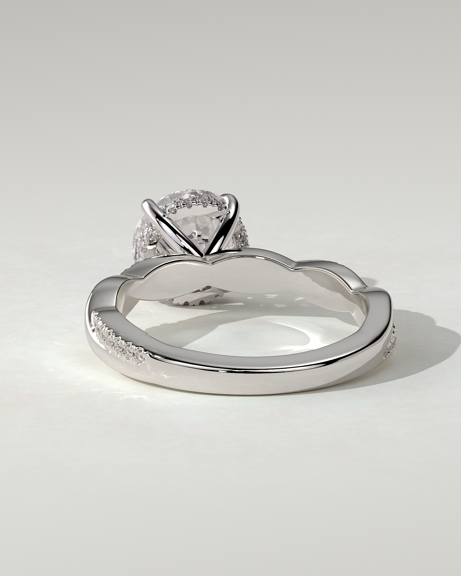 Lorelai Solitaire Round Ring