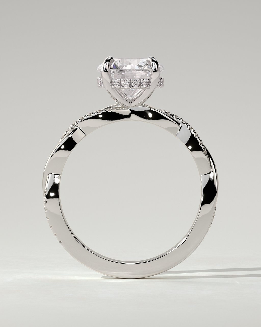 Lorelai Solitaire Round Ring