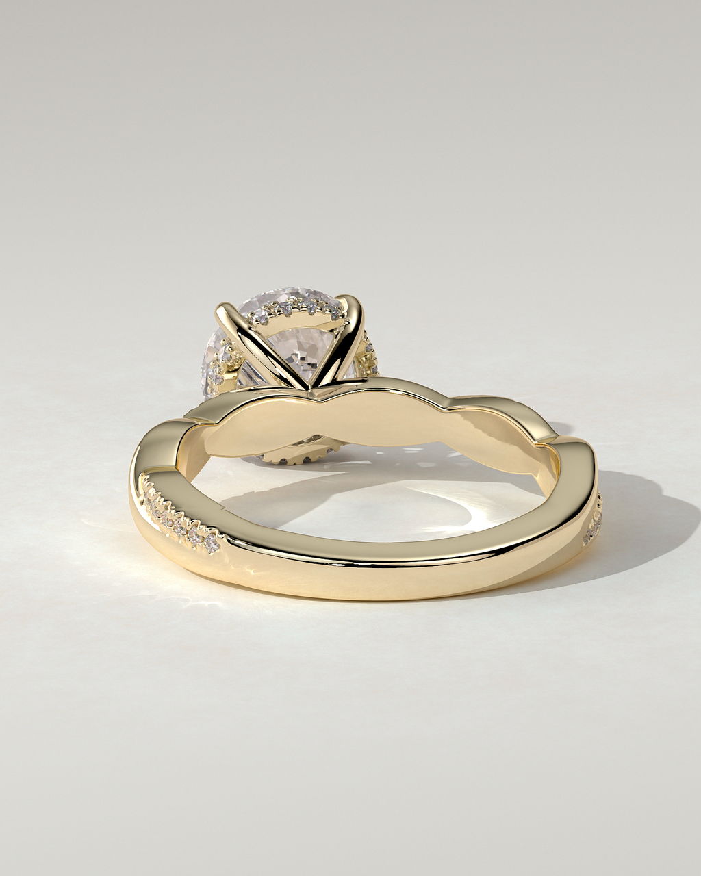 Lorelai Solitaire Round Ring
