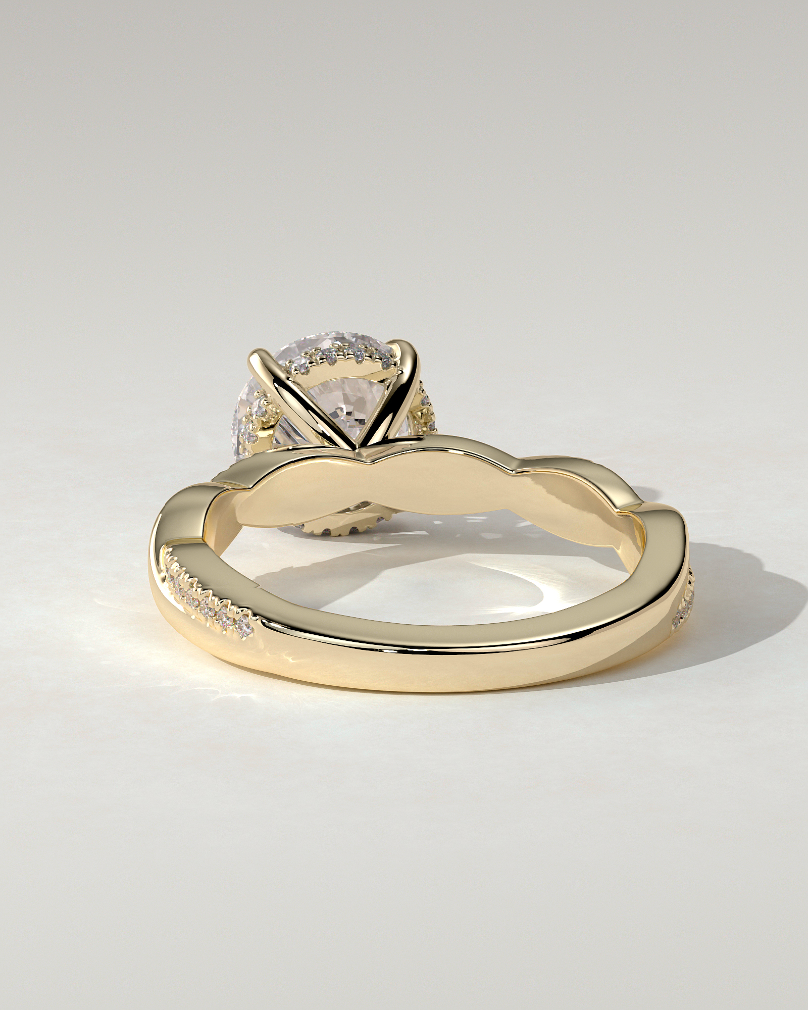Lorelai Solitaire Round Ring