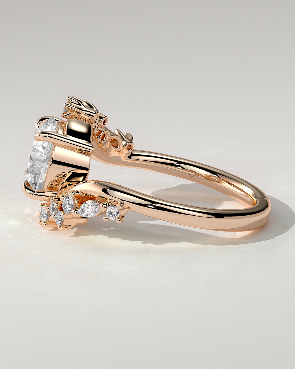 Lorena Solitaire Round Ring
