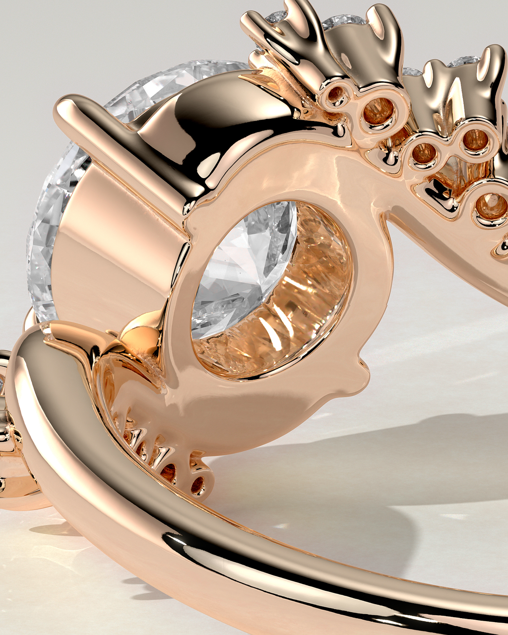 Lorena Solitaire Round Ring