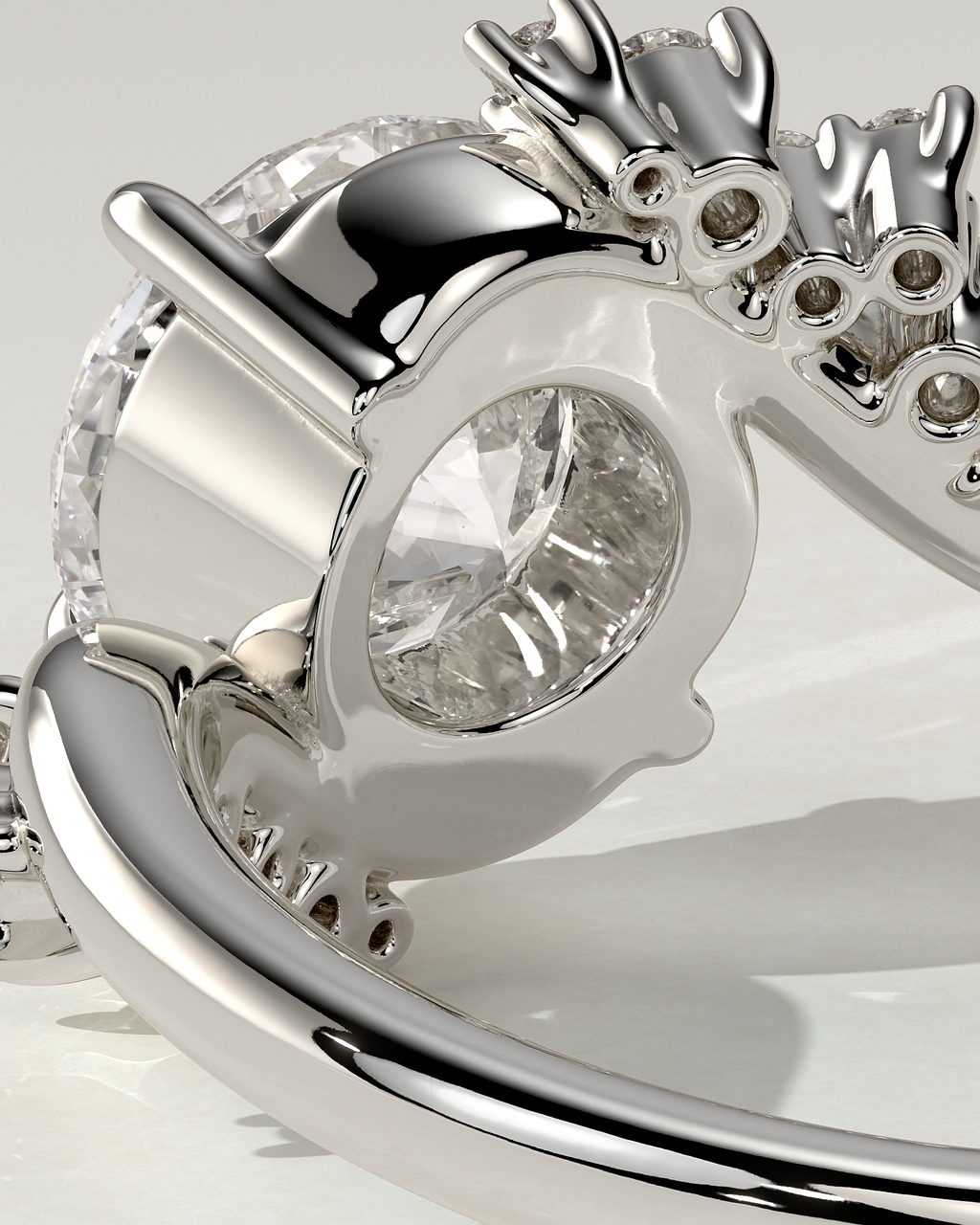 Lorena Solitaire Round Ring