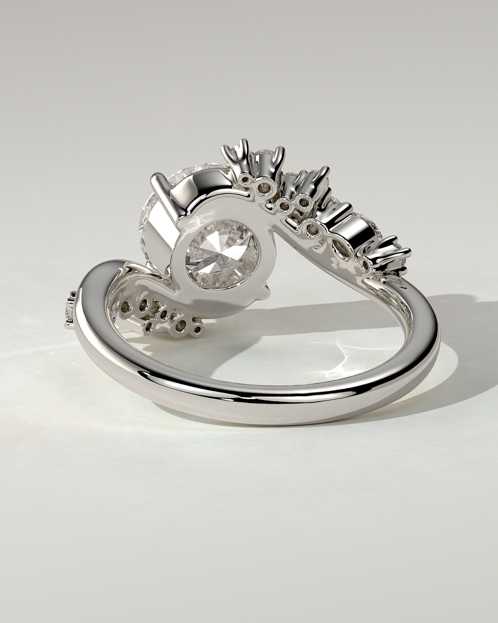 Lorena Solitaire Round Ring