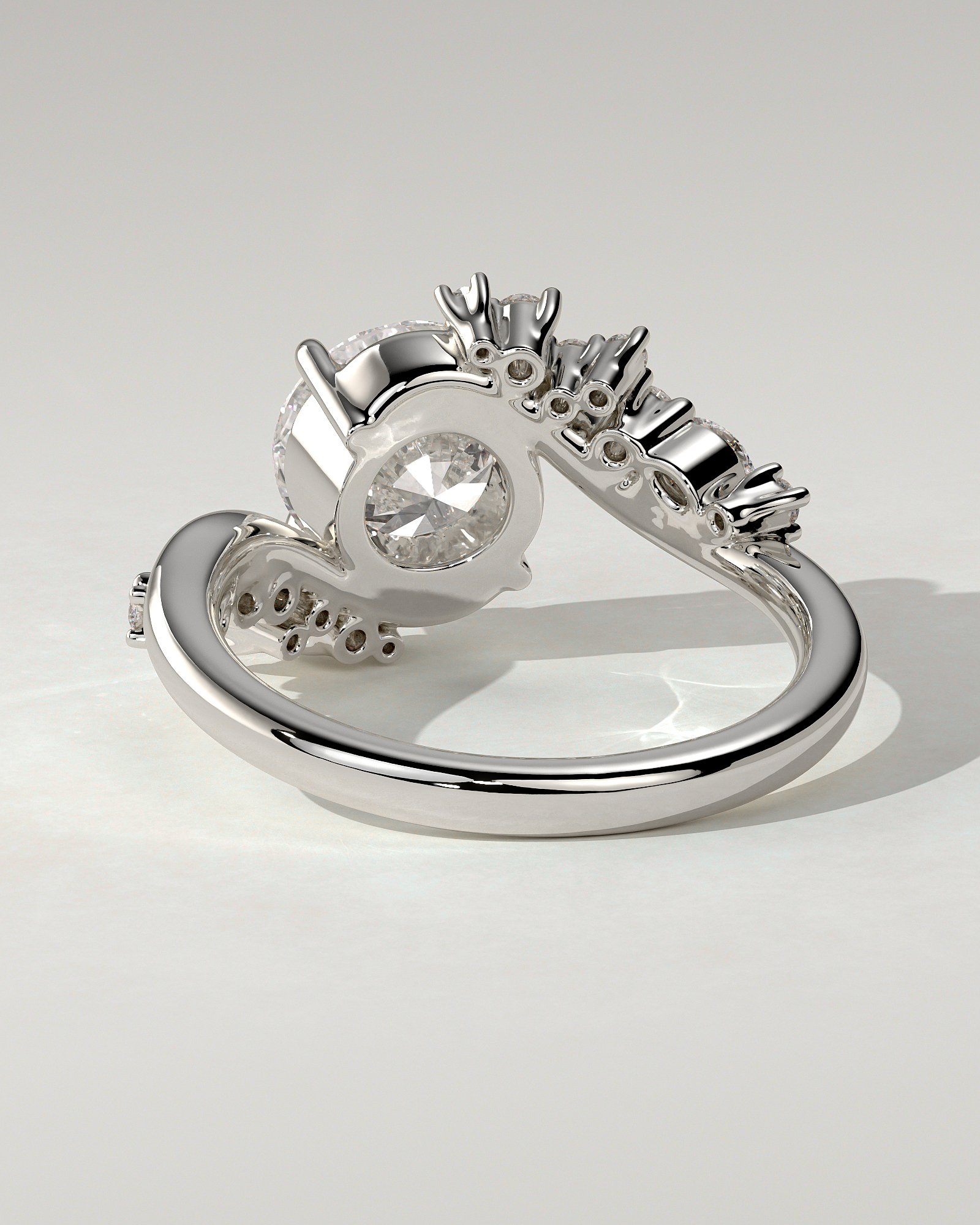 Lorena Solitaire Round Ring