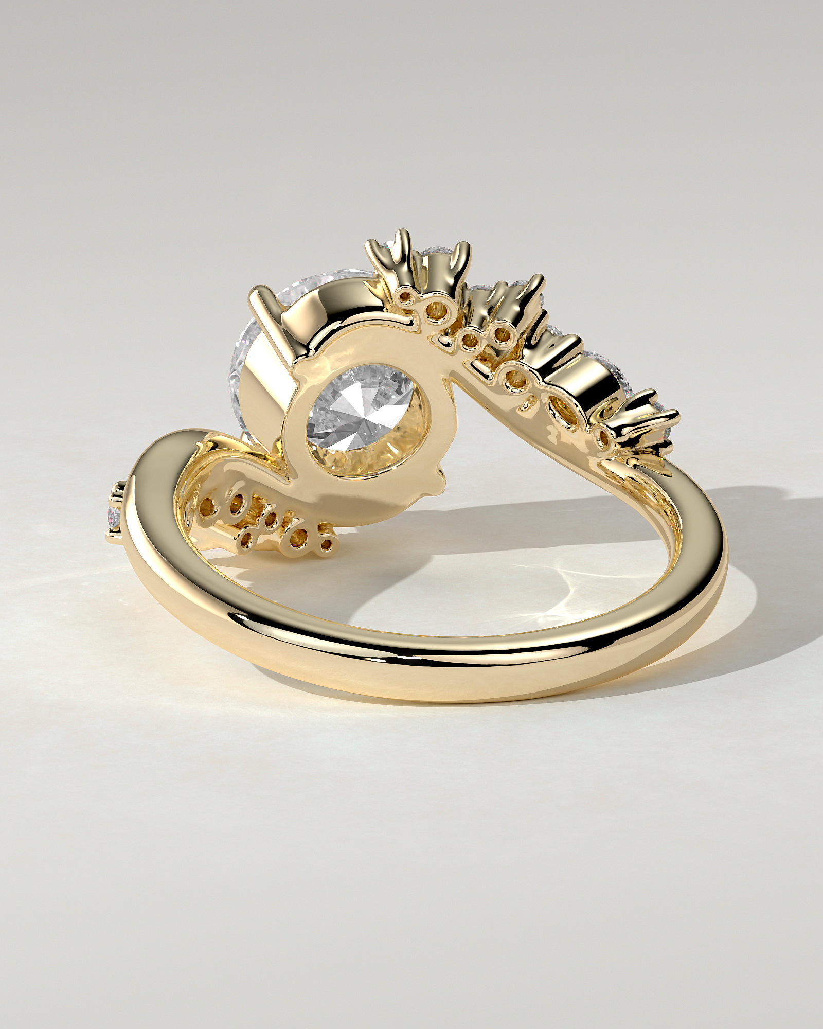Lorena Solitaire Round Ring