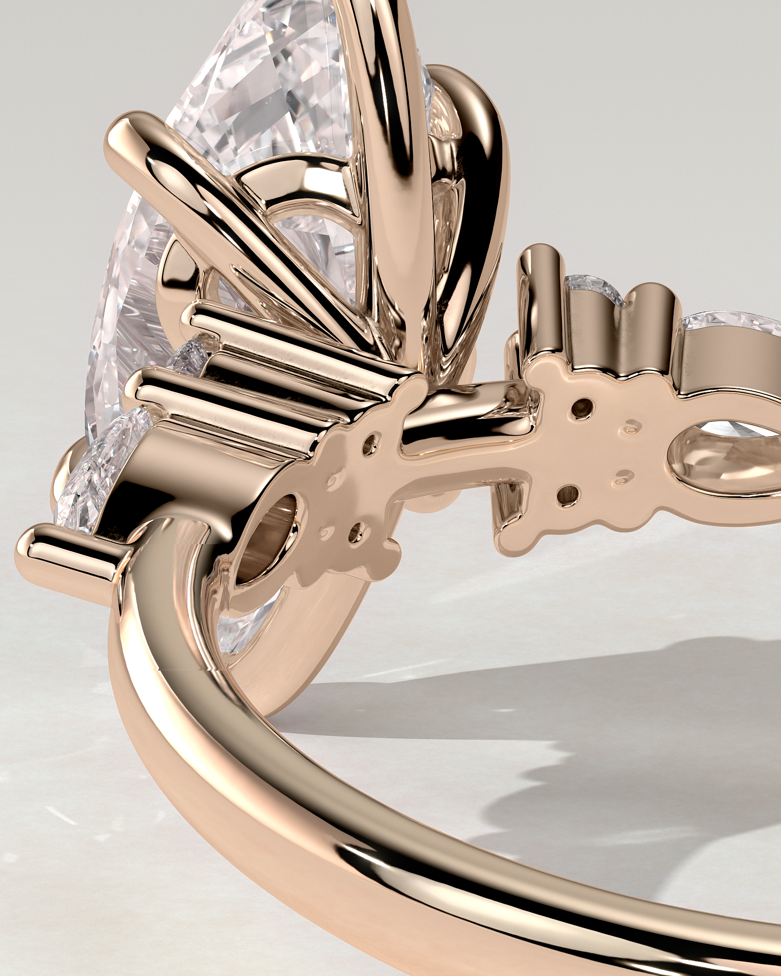 Loretta Trilogy Marquise Ring