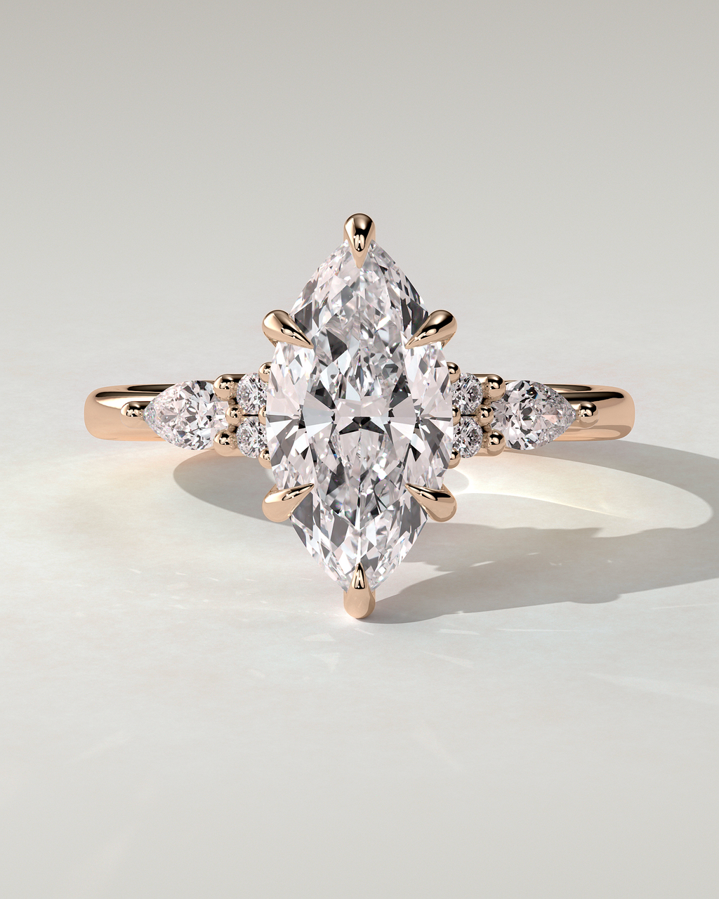 Loretta Trilogy Marquise Ring