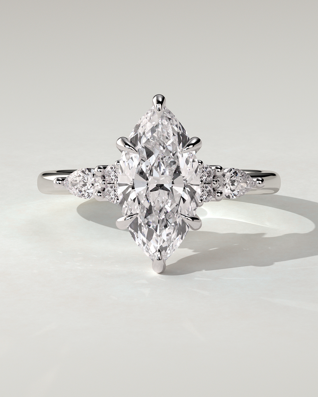 Loretta Trilogy Marquise Ring
