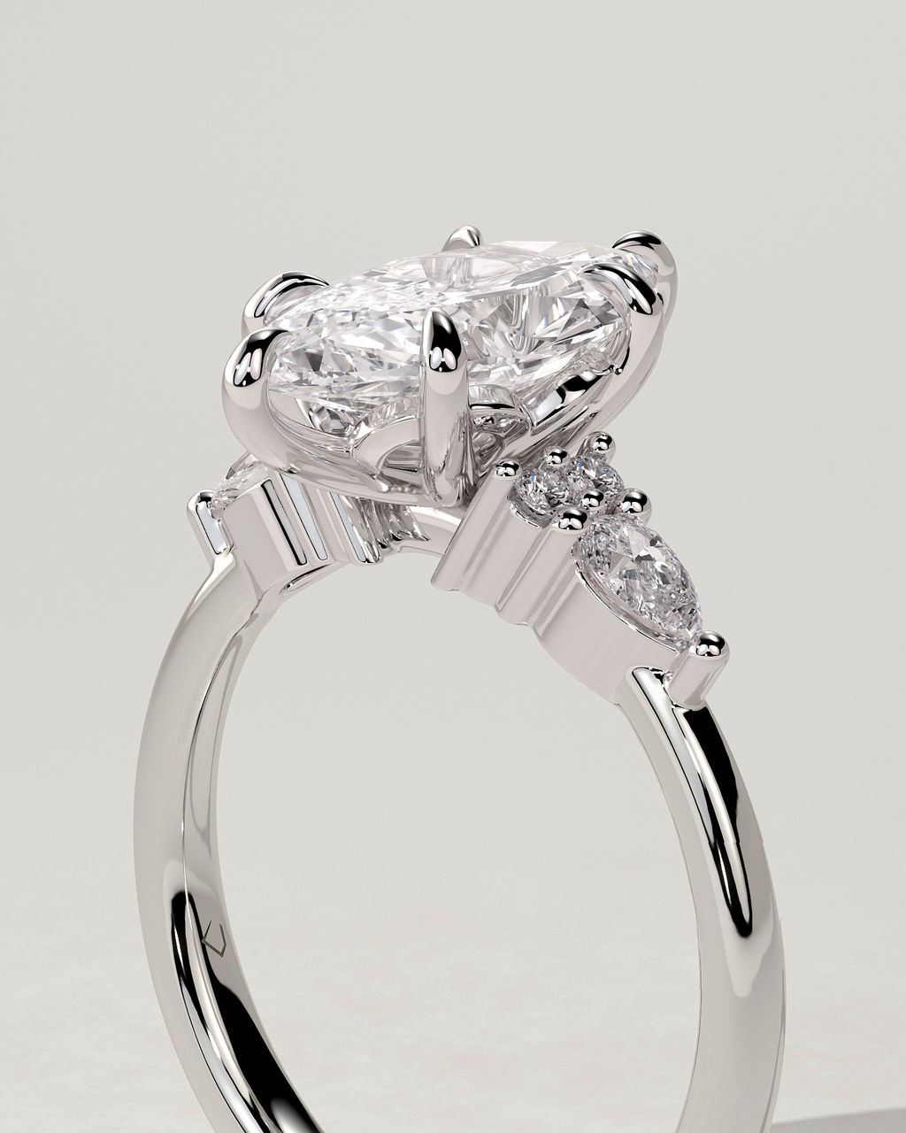 Loretta Trilogy Marquise Ring