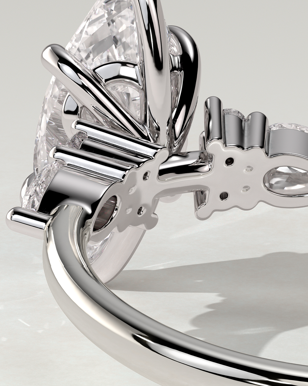 Loretta Trilogy Marquise Ring