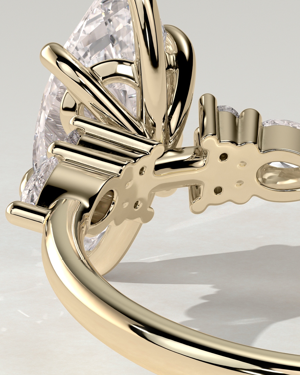Loretta Trilogy Marquise Ring