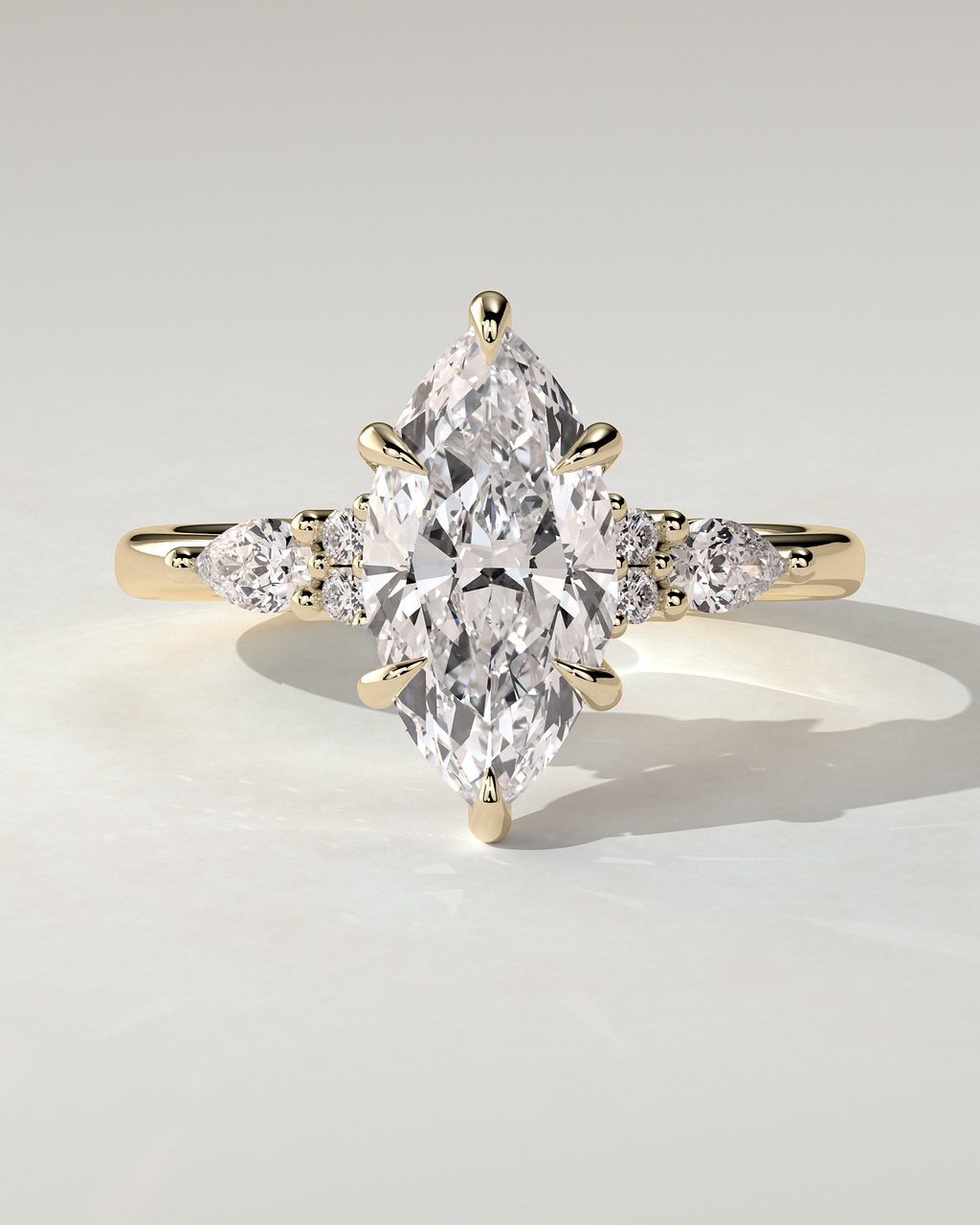 Loretta Trilogy Marquise Ring