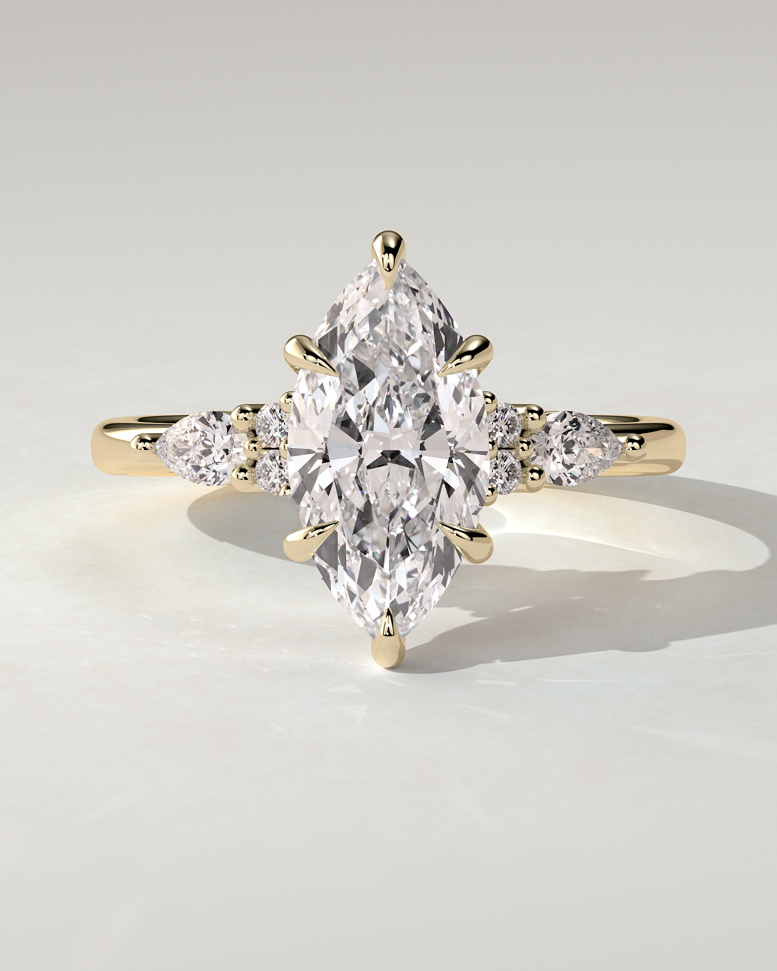 Loretta Trilogy Marquise Ring