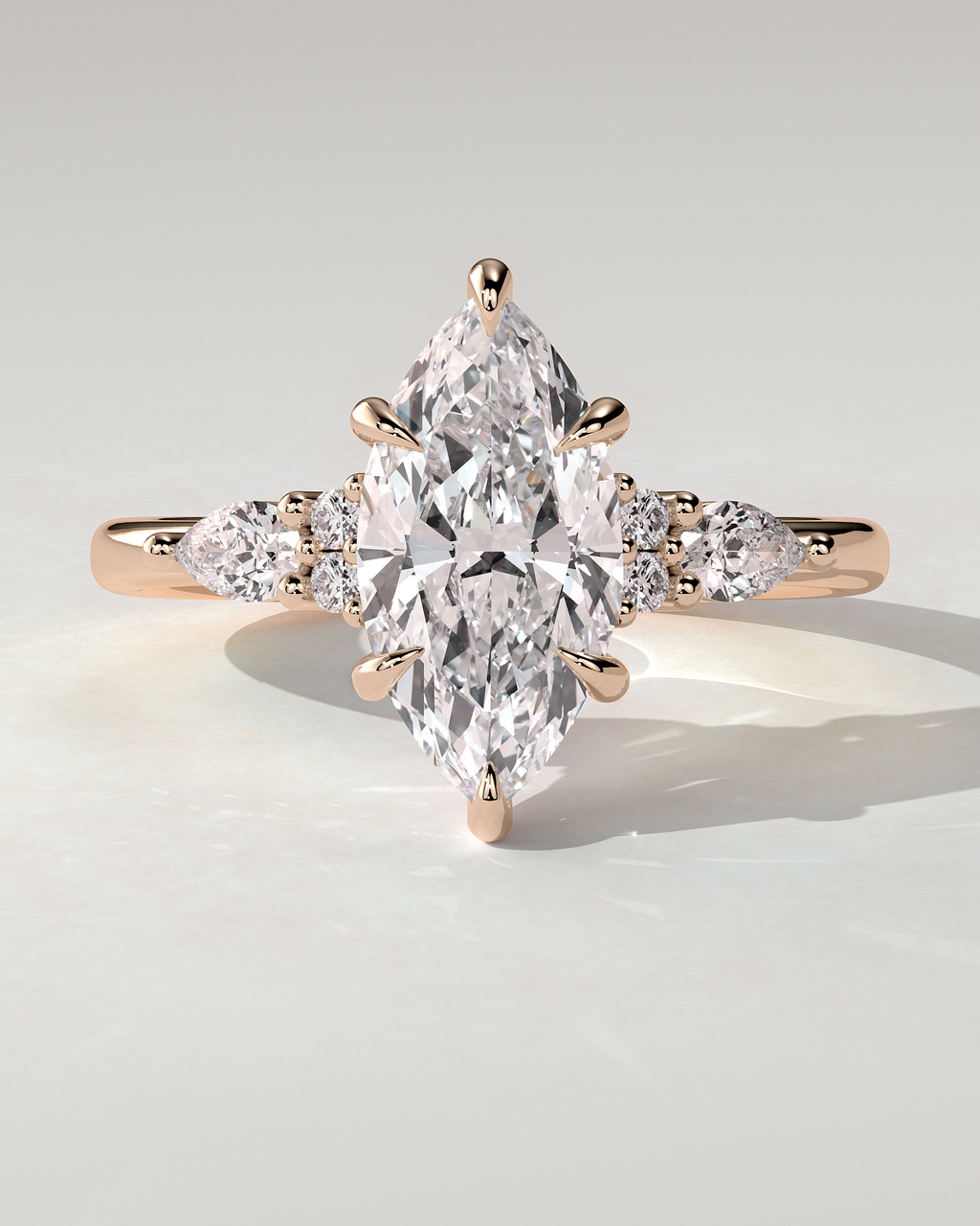 Loretta Trilogy Marquise Ring