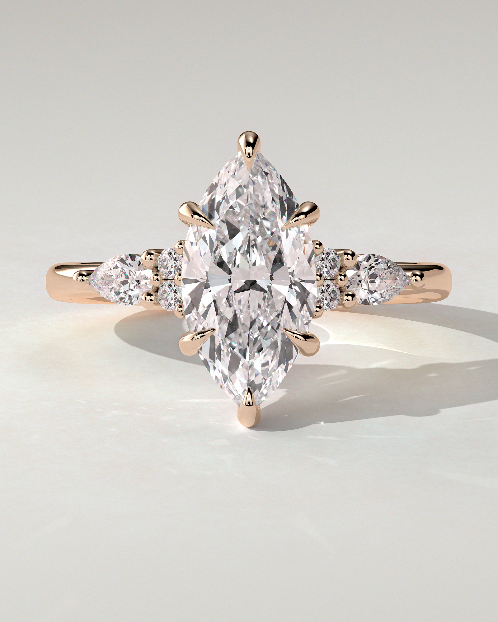 Loretta Trilogy Marquise Ring