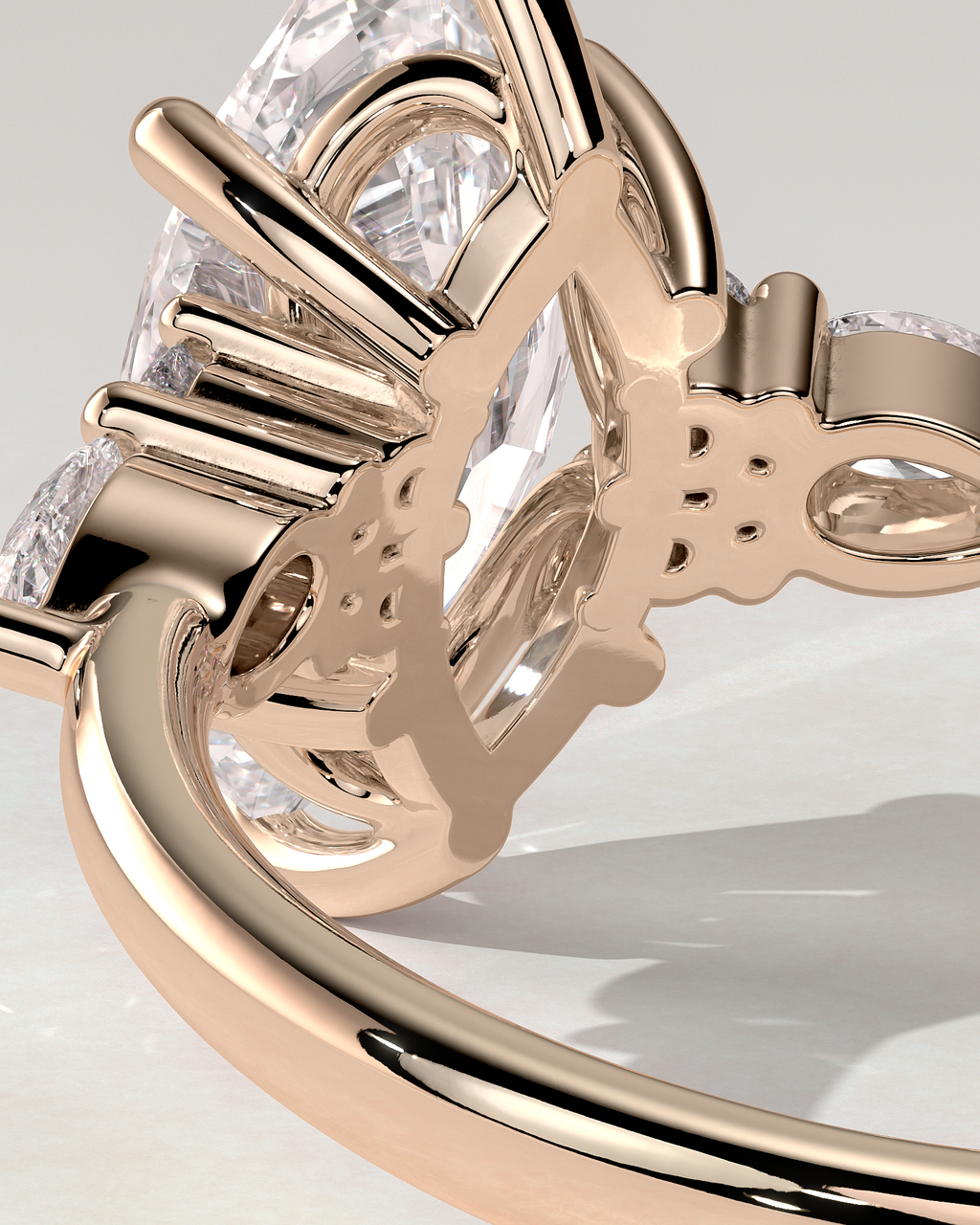 Loretta Trilogy Marquise Ring