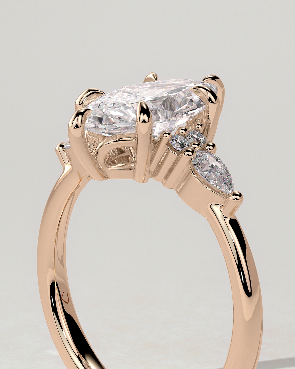 Loretta Trilogy Marquise Ring