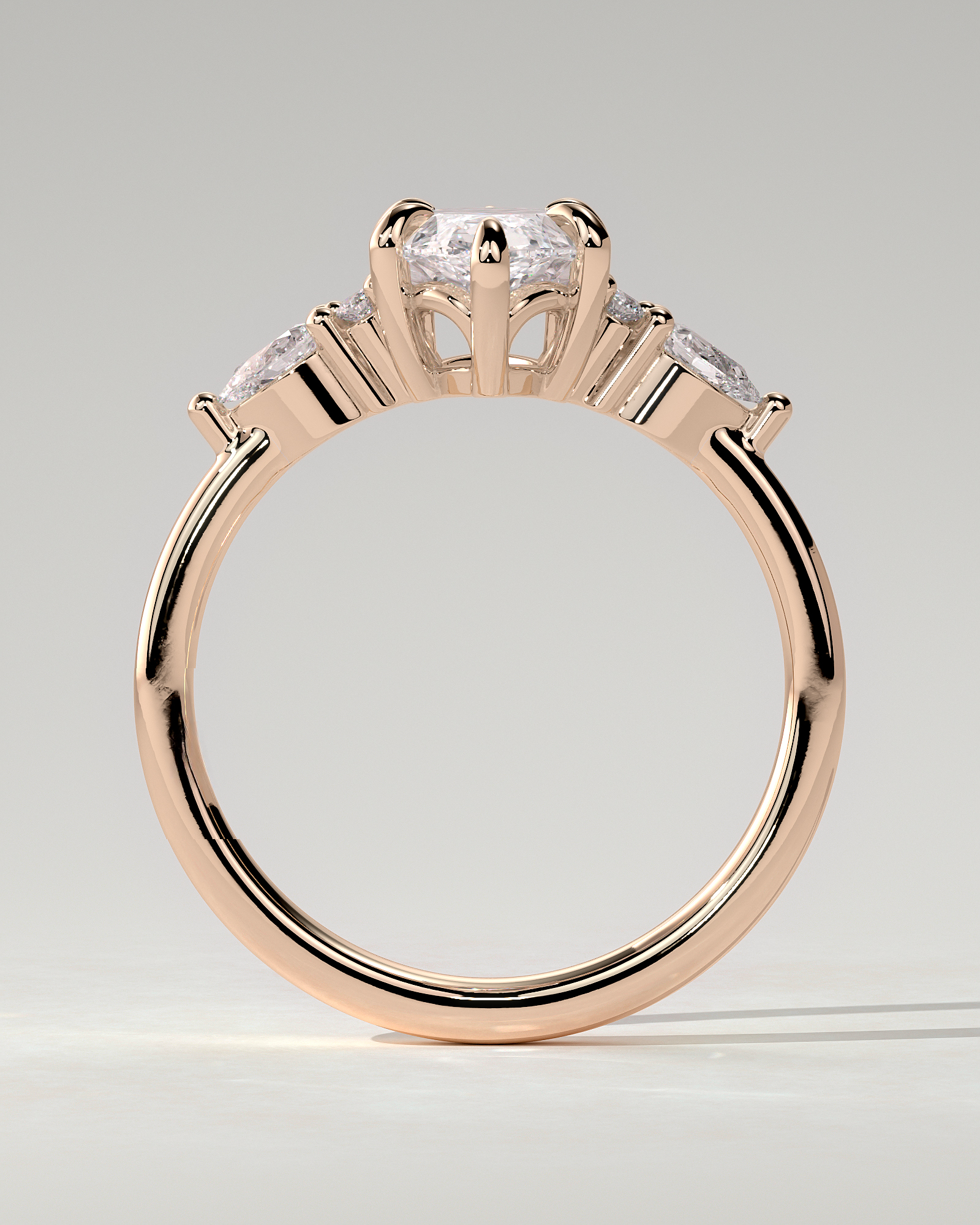 Loretta Trilogy Marquise Ring