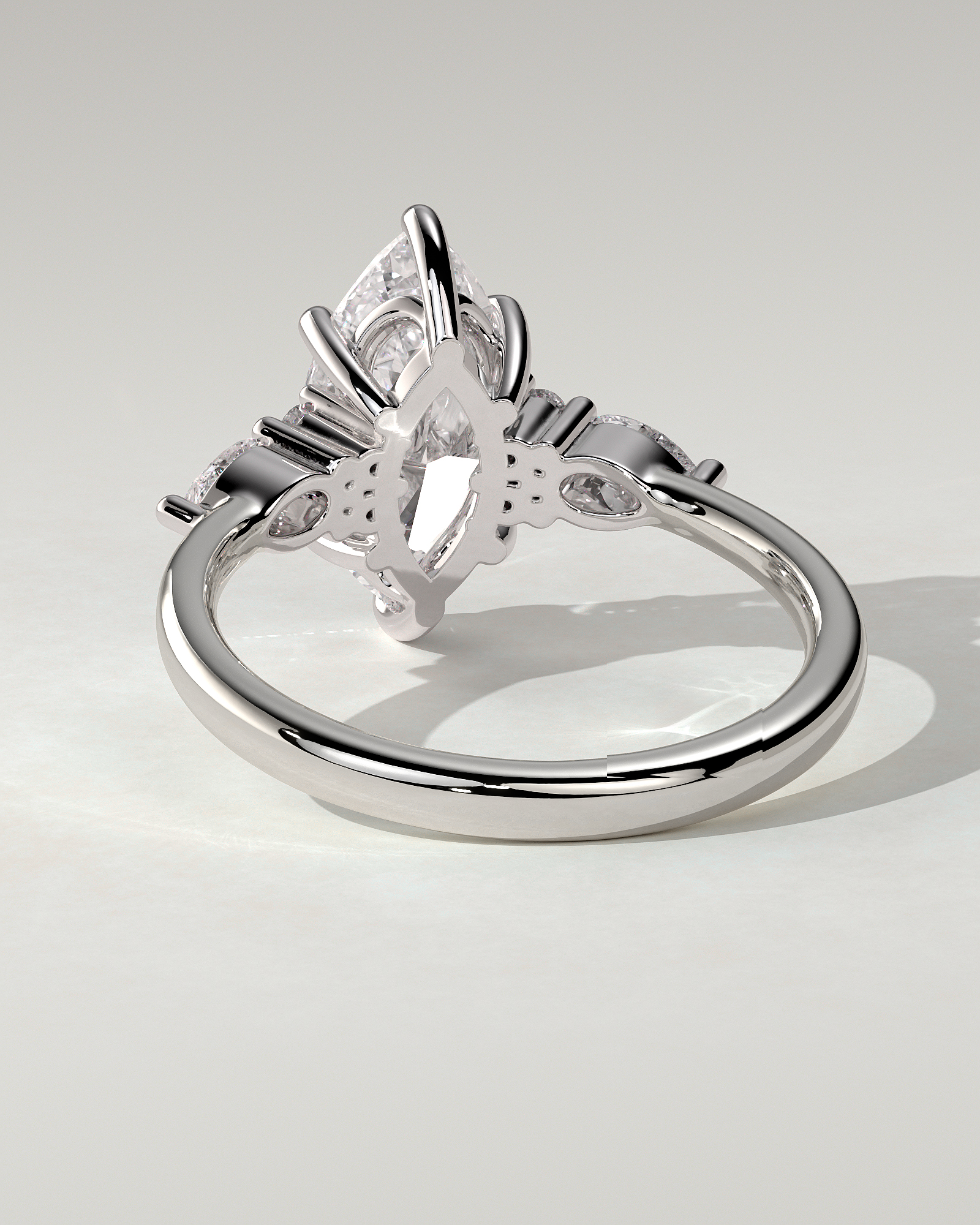 Loretta Trilogy Marquise Ring