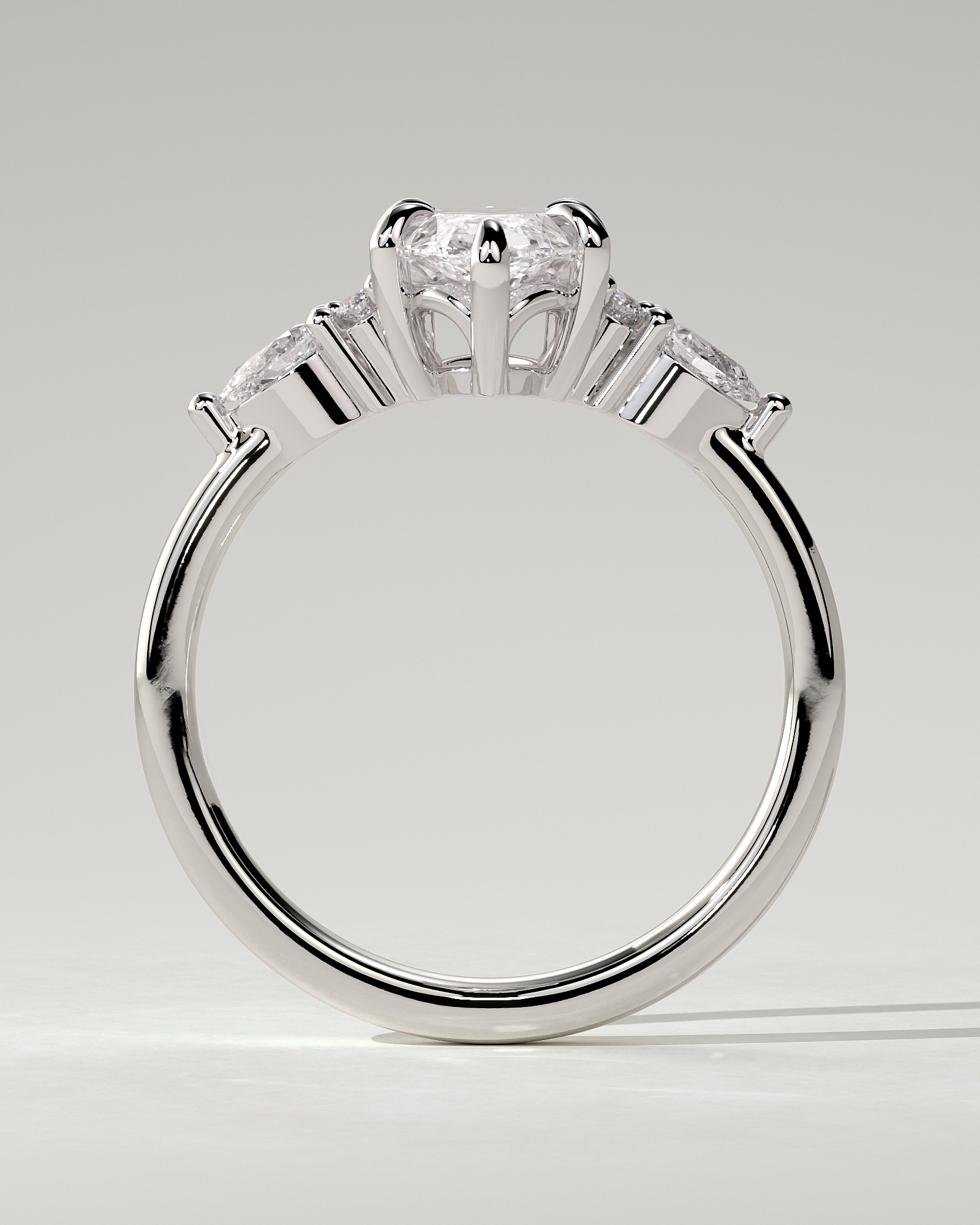 Loretta Trilogy Marquise Ring