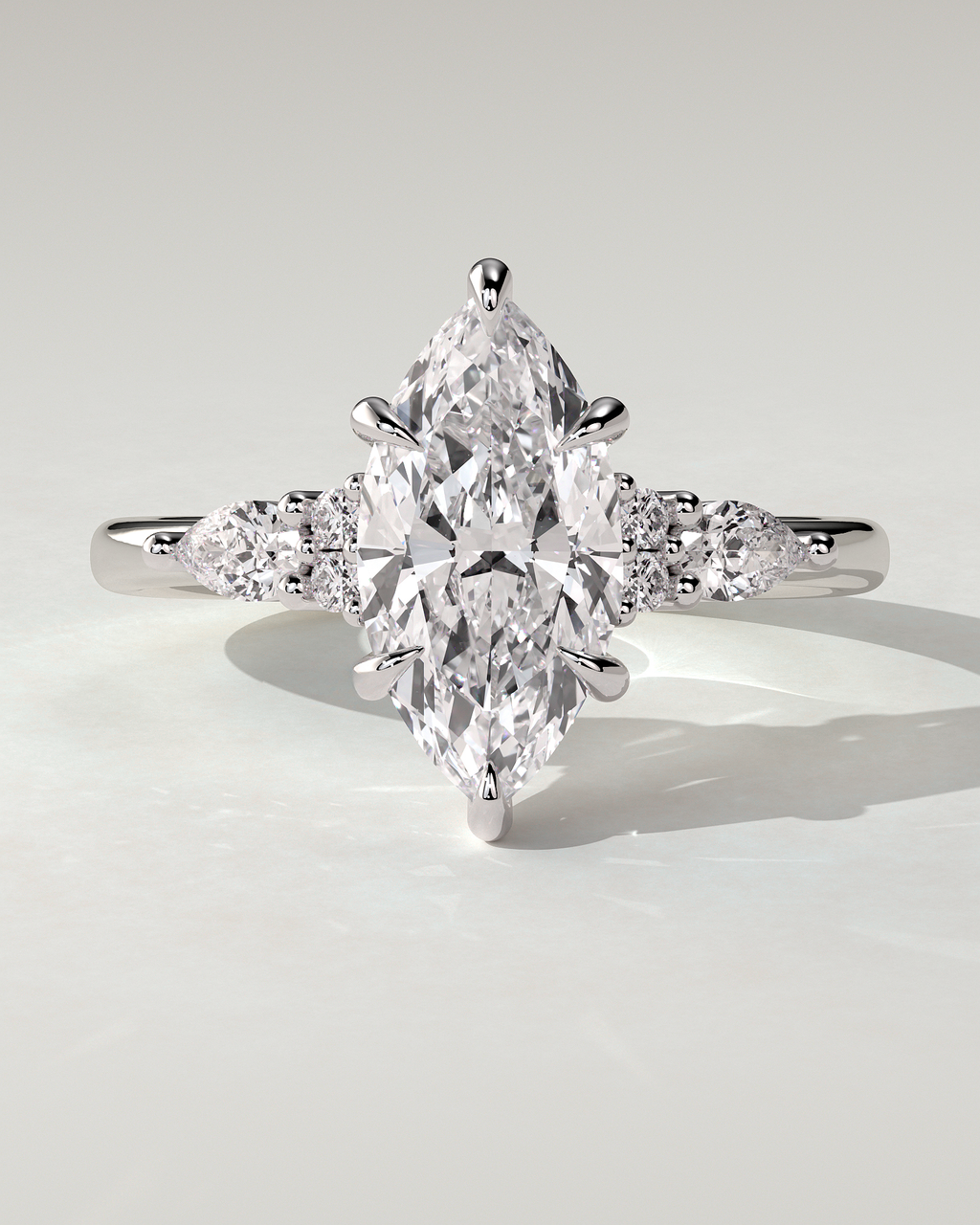 Loretta Trilogy Marquise Ring